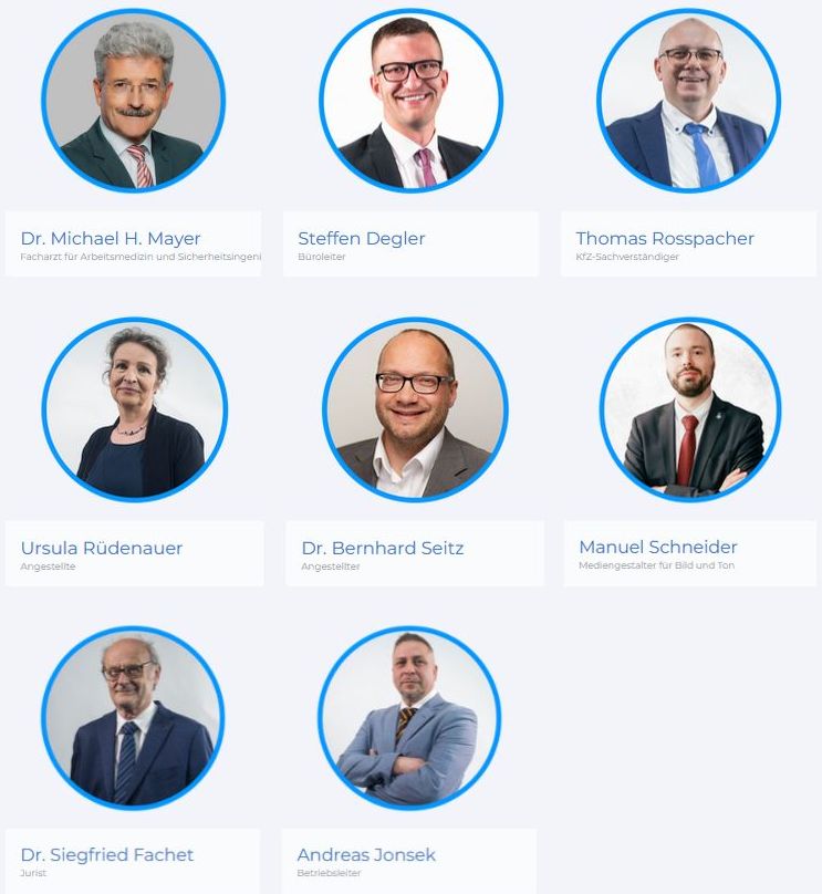 Fotos der ersten Kandidaten